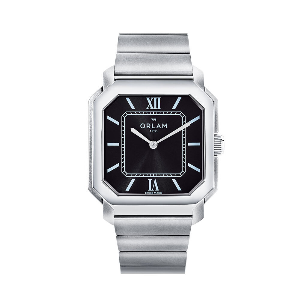 Montre Orlam Heritage Noir - Montres Homme | Histoire d&rsquo;Or