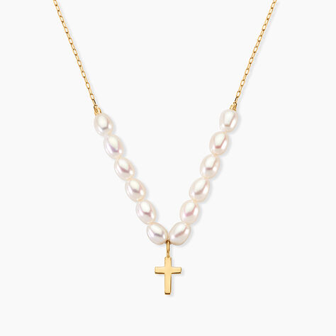 Collier Fadl Or Jaune Perle De Culture - Colliers Femme | Histoire d&rsquo;Or