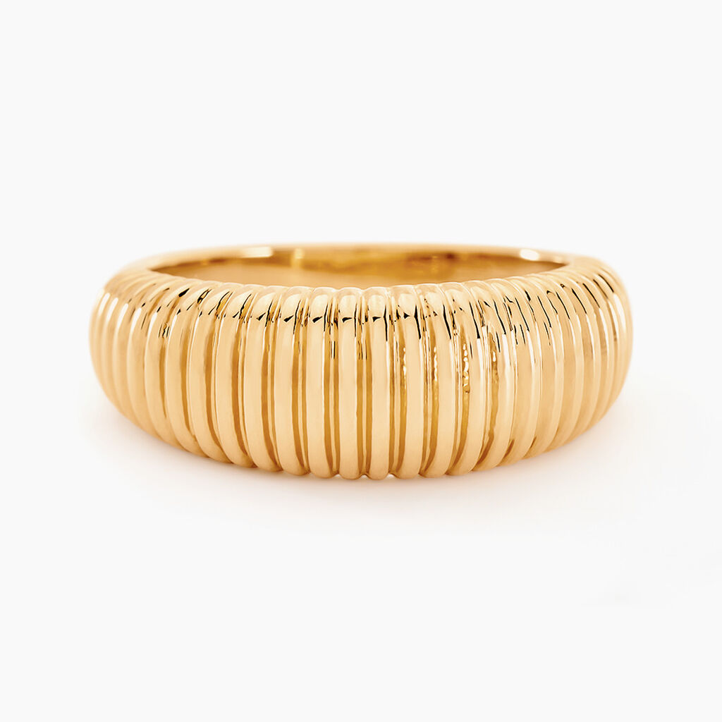 Bague Dune Plaqué Or Doré - Bagues fantaisie Femme | Histoire d’Or