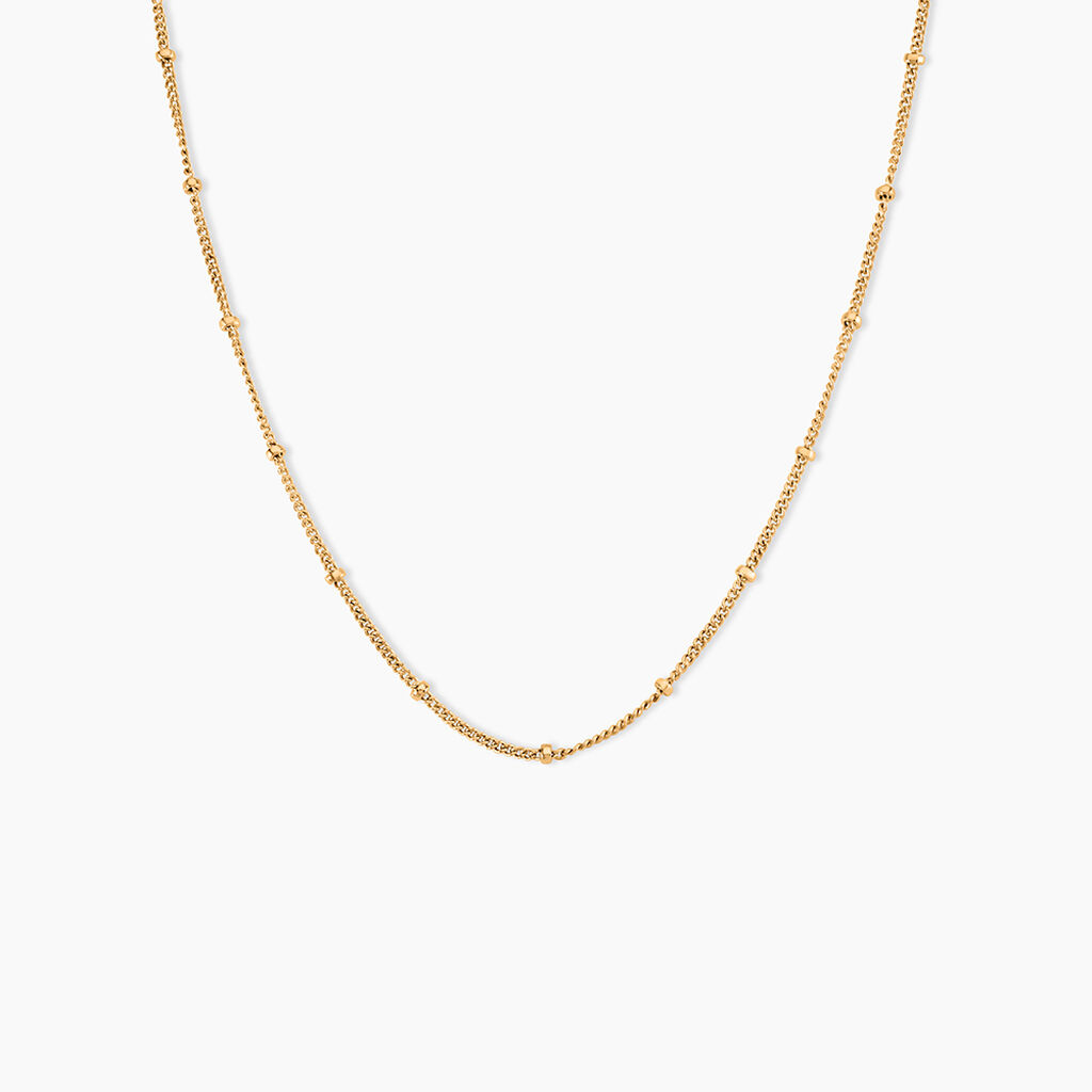 Collier Liza Plaqu&eacute; Or Jaune - Bijoux sans pierre Femme | Histoire d&rsquo;Or