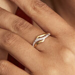 Bague Smeralda Or Bicolore Diamant - Bagues solitaires Femme | Histoire d&rsquo;Or