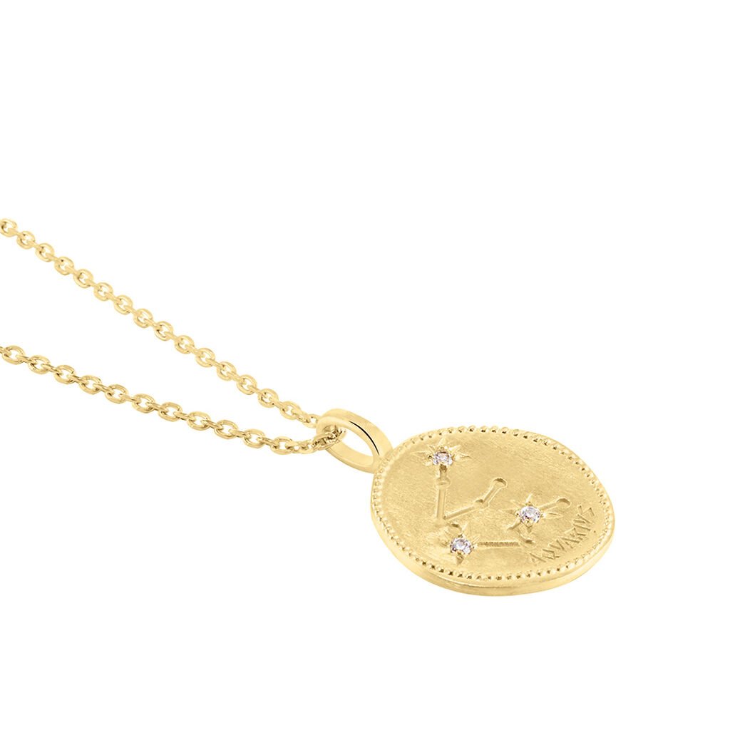 Collier Iago Plaqu&eacute; Or Oxydes De Zirconium - Colliers Femme | Histoire d&rsquo;Or