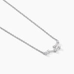 Collier Vega Argent Blanc Oxyde De Zirconium - Colliers Zodiaque Femme | Histoire d&rsquo;Or