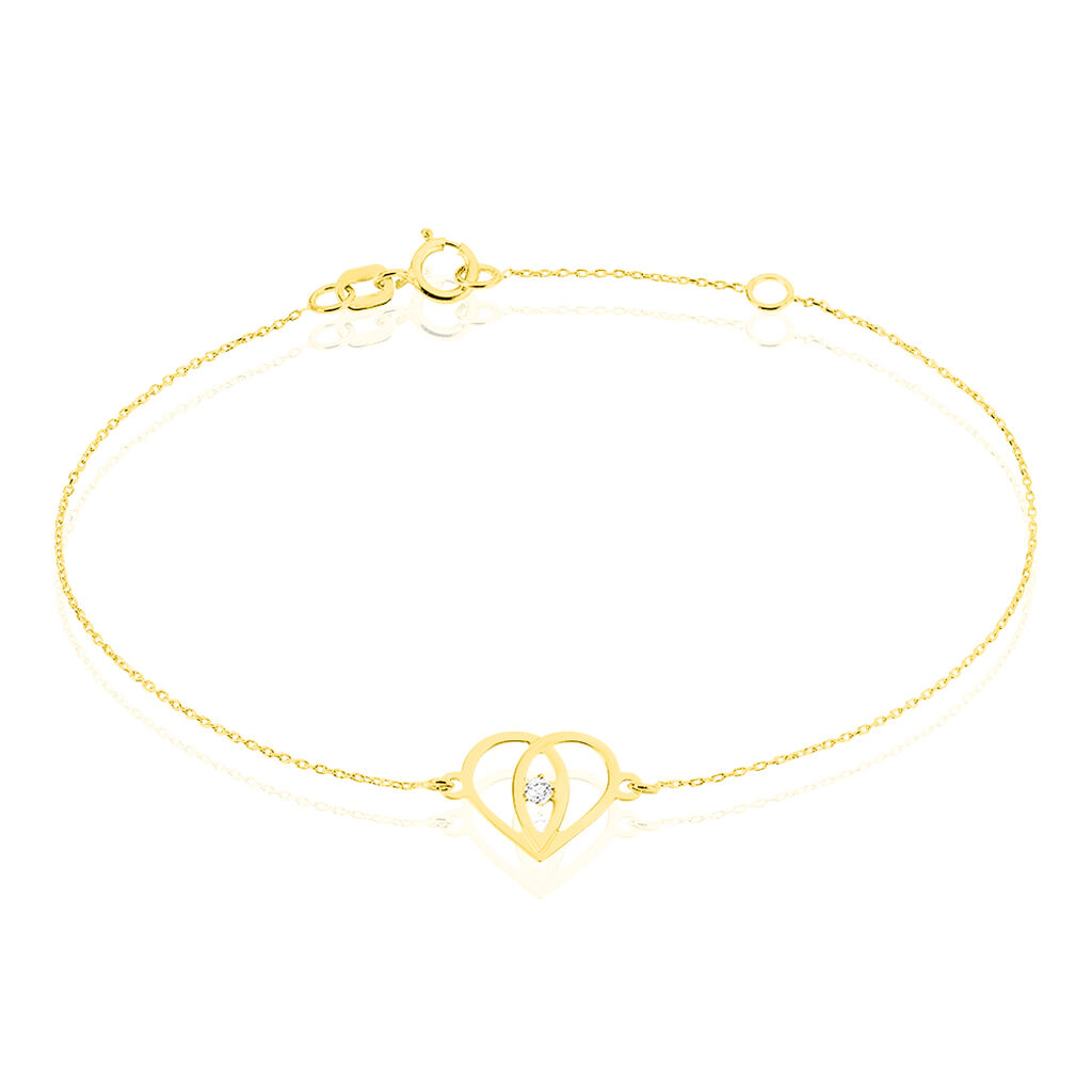Bracelet Blasi Or Jaune Oxyde De Zirconium - Bracelets Femme | Histoire d’Or