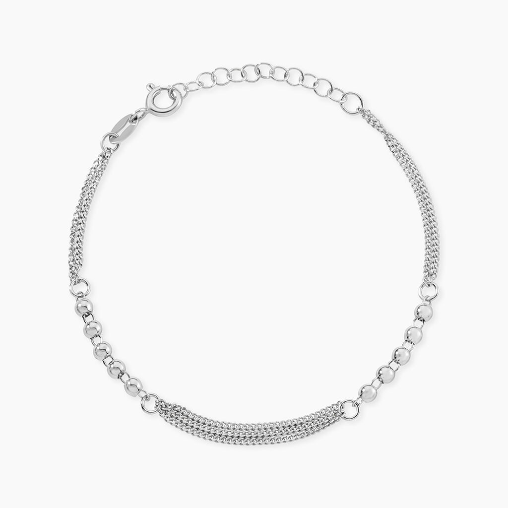 Bracelet Melodie Argent Blanc - Bracelets Femme | Histoire d&rsquo;Or