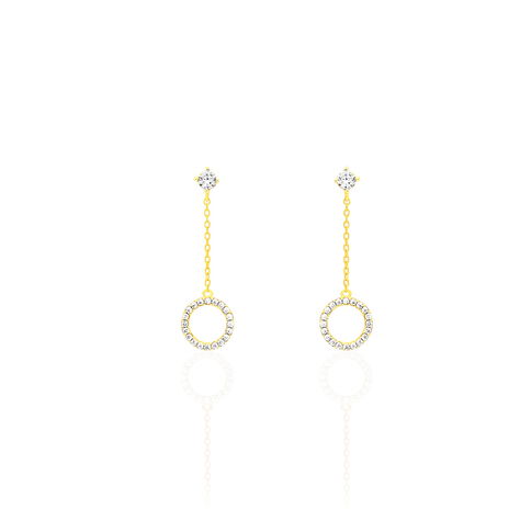 Boucles D'oreilles Puces Lim Or Jaune  - Clous d'oreilles Femme | Histoire d’Or