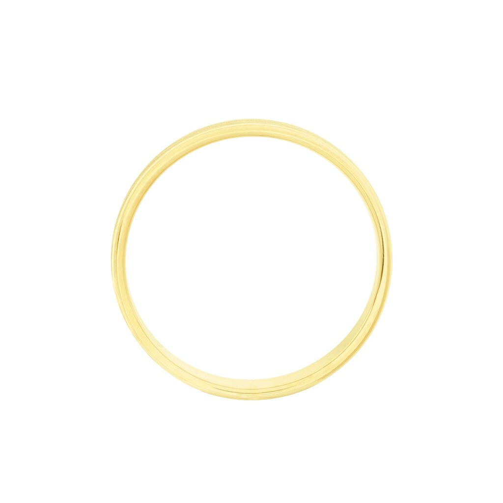 Alliance Fantaisie Sable Demi Jonc Classique Or Jaune - Alliances Famille | Histoire d’Or