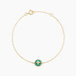 Bracelet Lucky Gems Or Jaune Amazonite - Bracelets Femme | Histoire d&rsquo;Or