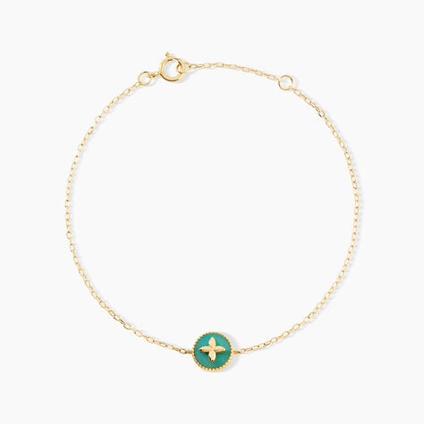 Bracelet Lucky Gems Or Jaune Amazonite - Bracelets Femme | Histoire d&rsquo;Or