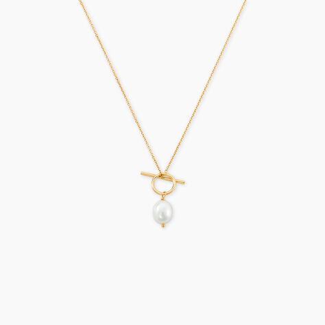 Collier Pearly Or Jaune Perle De Culture - Colliers Femme | Histoire d&rsquo;Or