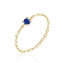 Bague Mahia Plaqué Or Jaune Oxyde De Zirconium - Bagues solitaires Femme | Histoire d’Or