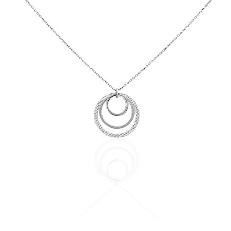 Collier Lilia Argent Blanc - Colliers fantaisie Femme | Histoire d’Or