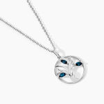 Pendentif Godolieba Or Blanc Topaze - Pendentifs Femme | Histoire d&rsquo;Or
