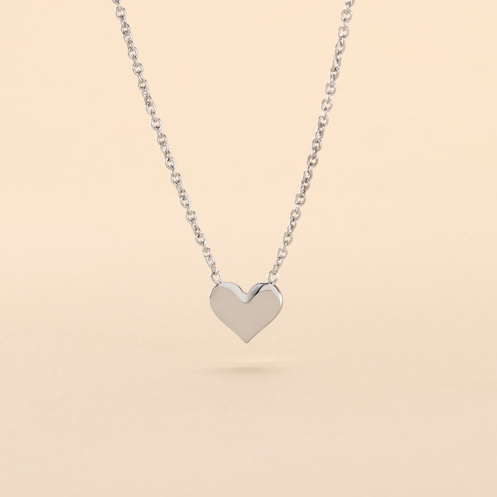 Collier Chandana Argent Blanc - Ras de cou Femme | Histoire d&rsquo;Or