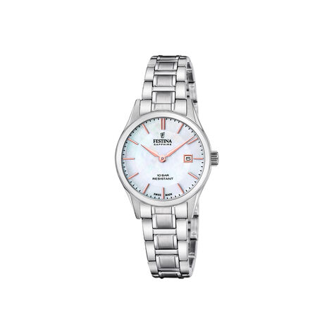 Montre Festina Swiss Made 29 Nacre Blanche - Nouveautés montres Femme | Histoire d’Or