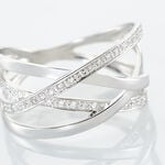 Bague Trisca Or Blanc Diamant - Bagues avec pierre Femme | Histoire d&rsquo;Or