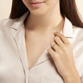 Bague Bertheline Argent Blanc Oxyde De Zirconium - Bagues solitaires Femme | Histoire d’Or