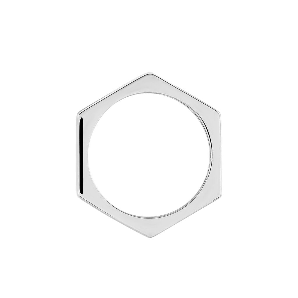 Bague Heluna Argent Blanc - Bagues fantaisie Femme | Histoire d’Or