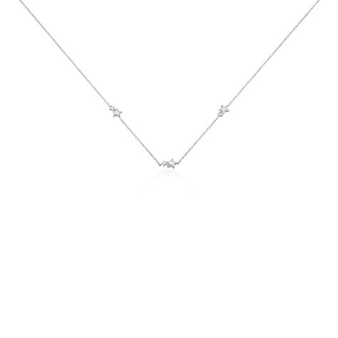 Collier Argent Blanc Astria - Colliers fantaisie Femme | Histoire d’Or