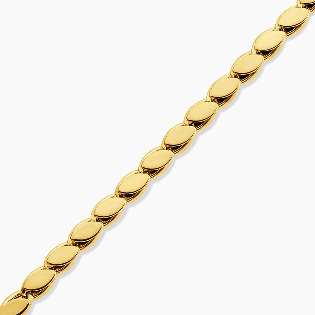 Bracelet Carlyne Acier Jaune - Bracelets fantaisie Femme | Histoire d&rsquo;Or