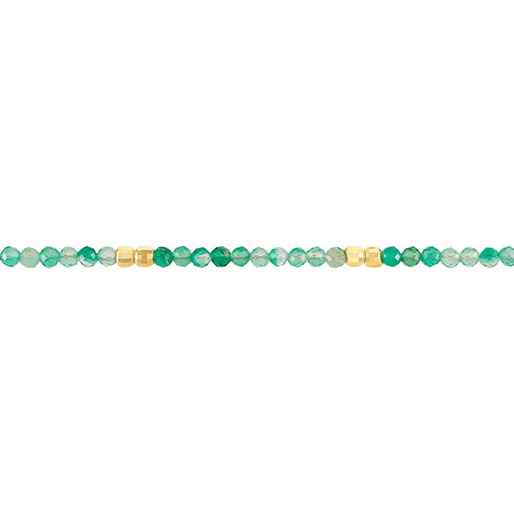 Bracelet Cyclades Argent Jaune Agate - Bracelets Femme | Histoire d’Or
