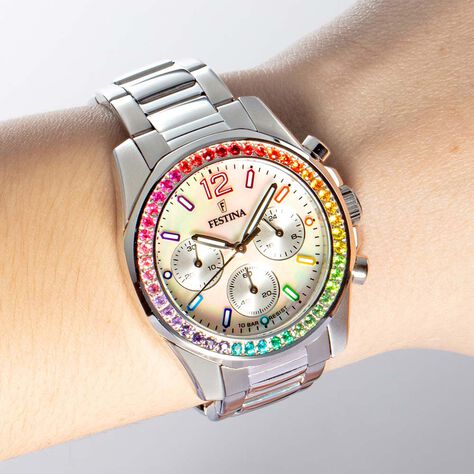 Montre Festina Boyfriend Collection Blanc - Montres Femme | Histoire d’Or