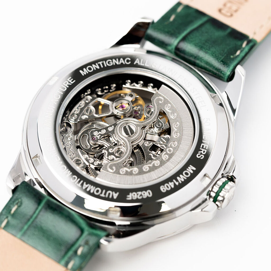 Montre Montignac Round Automatique - Montres m&eacute;caniques Homme | Histoire d&rsquo;Or