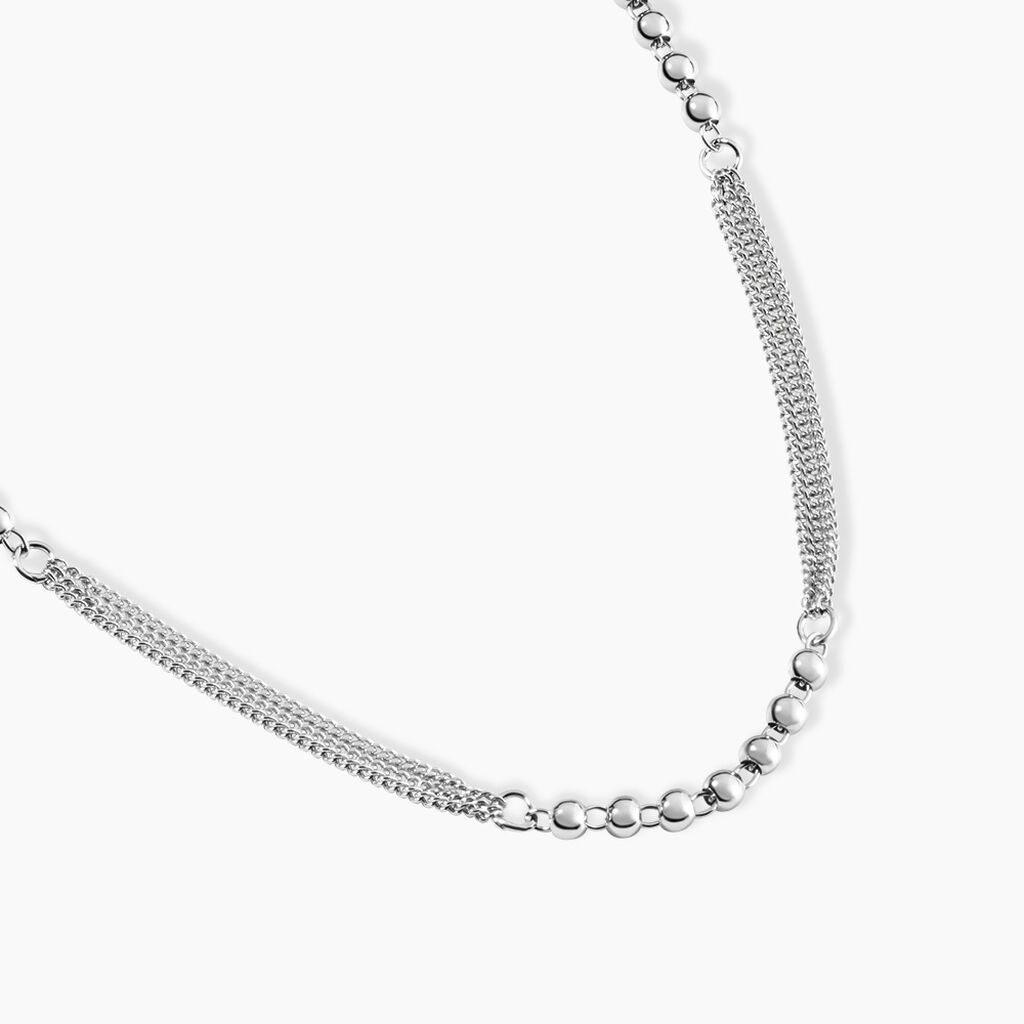 Collier Melodie Argent Blanc - Colliers fantaisie Femme | Histoire d&rsquo;Or