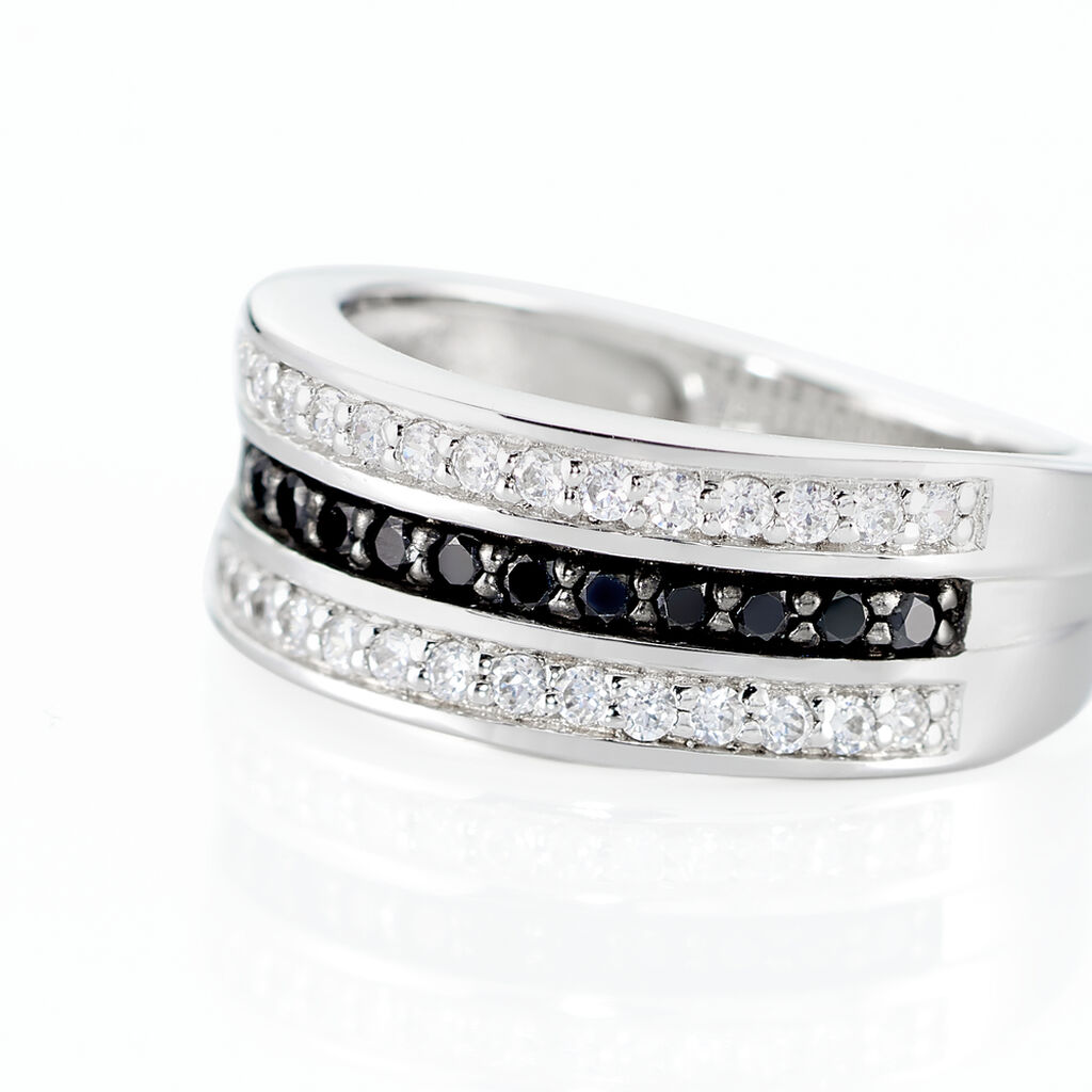 Bague Kelyan Argent Blanc Oxyde De Zirconium - Bijoux Femme | Histoire d&rsquo;Or