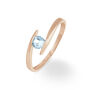 Bague Tiphaine Or Rose Topaze