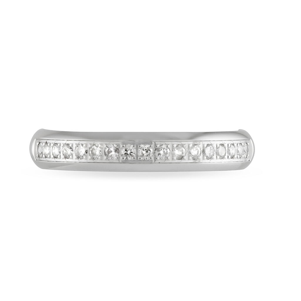 Alliance Vannie Or Blanc Diamant - Alliances Femme | Histoire d’Or