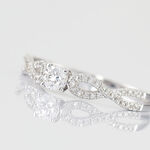 Bague Solitaire Livia Or Blanc Diamant - Bagues solitaires Femme | Histoire d&rsquo;Or