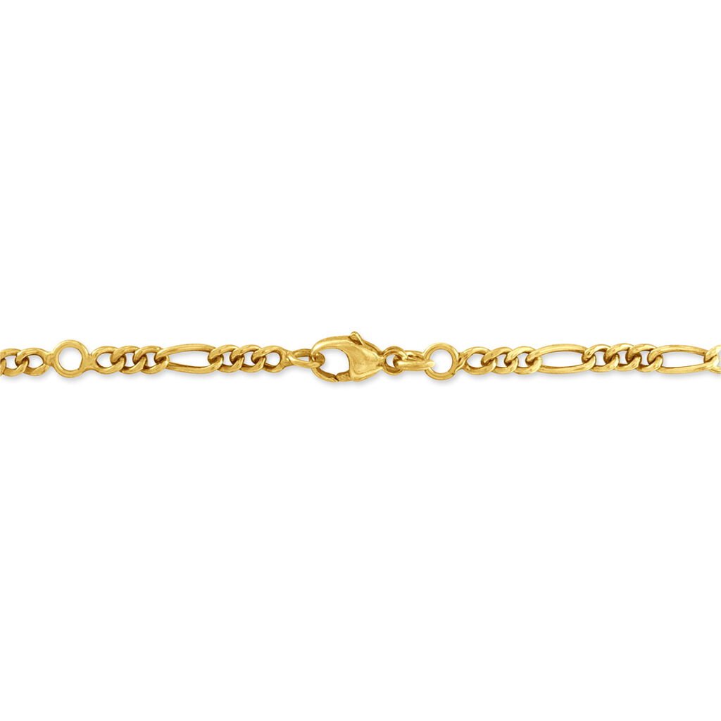 Bracelet Identit&eacute; Fanelia Maille Marine Or Jaune - Bracelets Communion Enfant | Histoire d&rsquo;Or