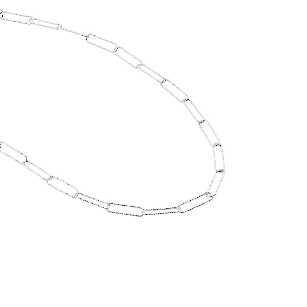 Chaine Hekla Argent Blanc - Chaines Femme | Histoire d’Or