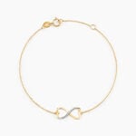 Bracelet Irmela Or Jaune Diamant - Bracelets Femme | Histoire d&rsquo;Or