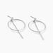 Boucles D'oreilles Pendantes Enissa Argent Blanc - Boucles d'oreilles fantaisie Femme | Histoire d’Or