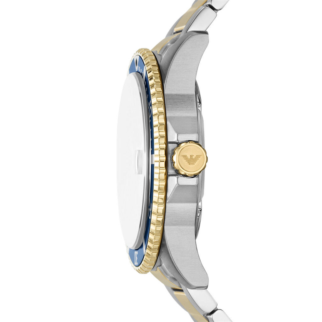 Montre Emporio Armani World Explorer Bleu - Id&eacute;es cadeaux Homme | Histoire d&rsquo;Or
