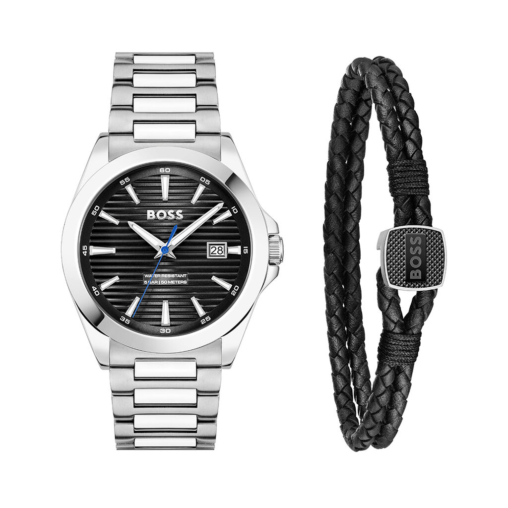 Coffret De Montre Boss Strike Noir - Montres Homme | Histoire d’Or