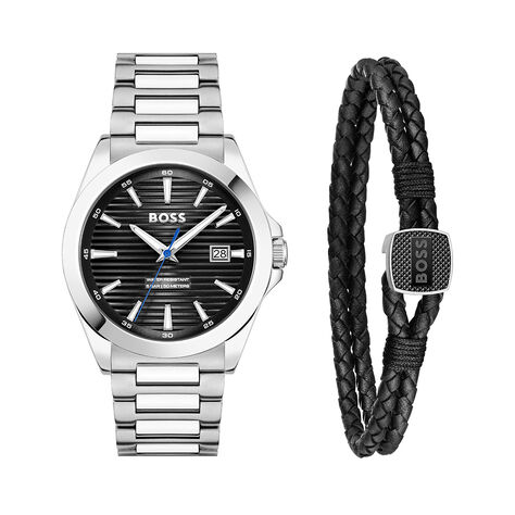 Coffret De Montre Boss Strike Noir - Montres Homme | Histoire d’Or
