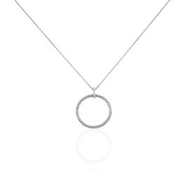 Collier Sautoir Sowa Argent Blanc Oxyde De Zirconium - Colliers fantaisie Femme | Histoire d’Or
