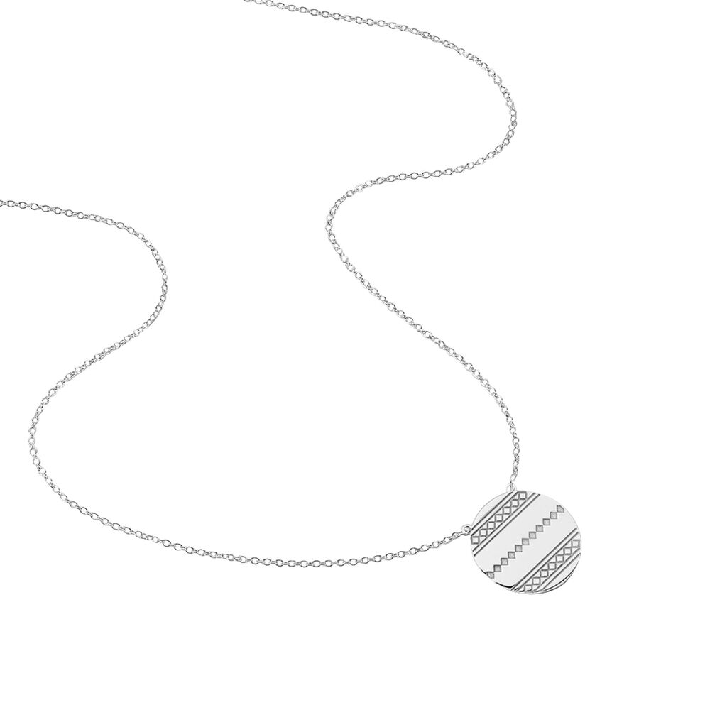Collier Inca Argent Blanc - Colliers fantaisie Femme | Histoire d’Or