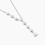 Collier Tapis Rouge Argent Blanc Oxyde De Zirconium - Colliers Femme | Histoire d&rsquo;Or