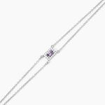 Bracelet Laurine Argent Blanc Oxyde De Zirconium - Bracelets Femme | Histoire d&rsquo;Or
