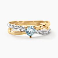 Bague Rory Or Jaune Topaze