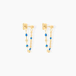 Boucles D'oreilles Pendantes Or Jaune Asteria - Boucles d'oreilles pendantes Femme | Histoire d&rsquo;Or