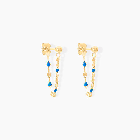 Boucles D'oreilles Pendantes Or Jaune Asteria - Boucles d'oreilles pendantes Femme | Histoire d&rsquo;Or
