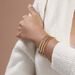 Bracelet Jonc Adel Acier Jaune - Bracelets fantaisie Femme | Histoire d’Or