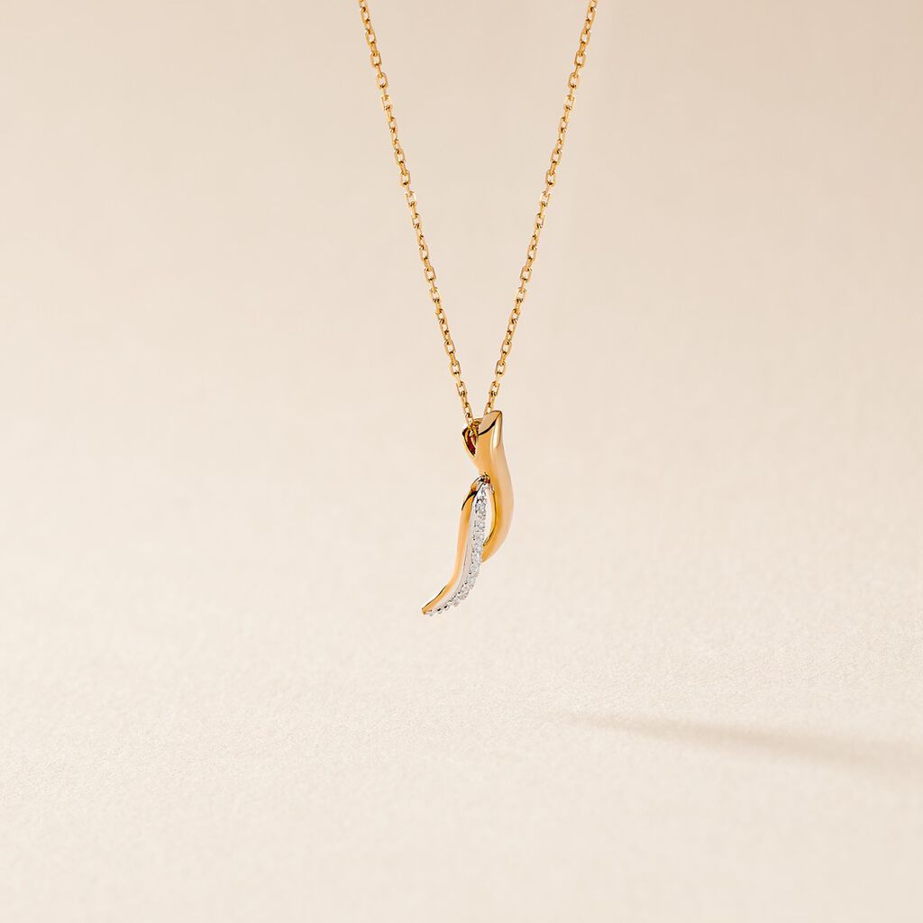 Collier Tylane Or Jaune Diamant - Colliers Femme | Histoire d&rsquo;Or