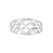 Bague Losangia Argent Blanc - Bagues fantaisie Femme | Histoire d’Or
