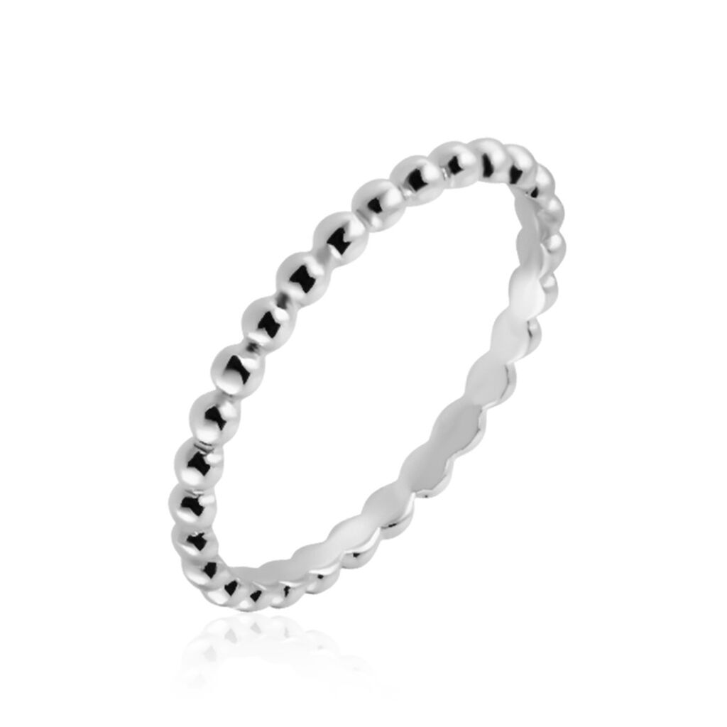 Bague Joaninha Argent Blanc - Bagues fantaisie Femme | Histoire d’Or